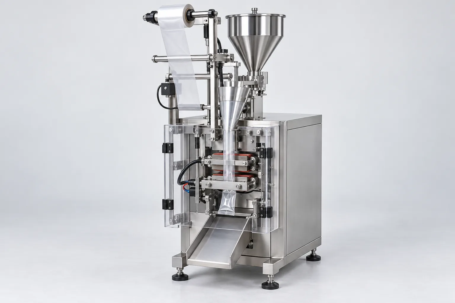 Original compact sachet machine illustration
